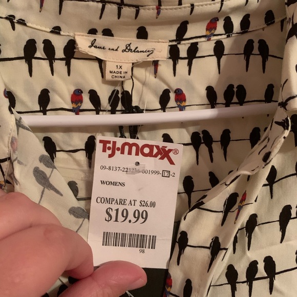 Patterned Button Up - Picture 2 of 3